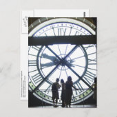 Museé d'Orsay Clock Briefkaart (Voorkant / Achterkant)