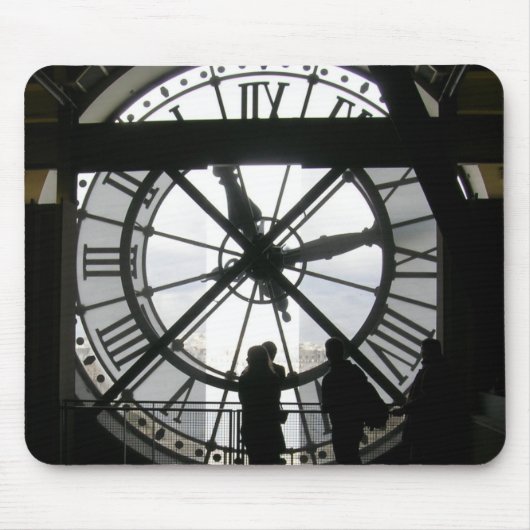 Musee d'Orsay Clock Mouspad Muismat (Voorkant)