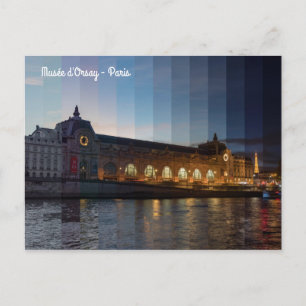 Musee d'Orsay Day to Night Timeslice - Parijs Briefkaart