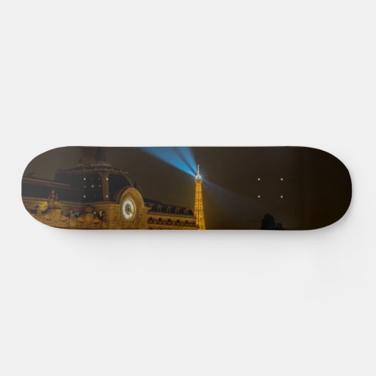 Musée d'Orsay in Parijs 's nachts Skateboard (Horizontaal)