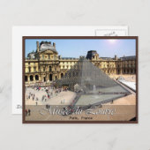 Musee du Louvre Briefkaart (Voorkant / Achterkant)