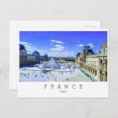 Musée du Louvre, Paris, France Carte postale (Devant / Derrière)