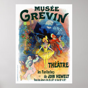 Musée Grévin France Poster vintage
