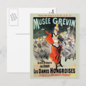 Musee Grevin Reissue Briefkaart (Voorkant / Achterkant)