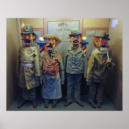 Musee Mecanique Automated Puppets - San Francisco Poster (Voorkant)