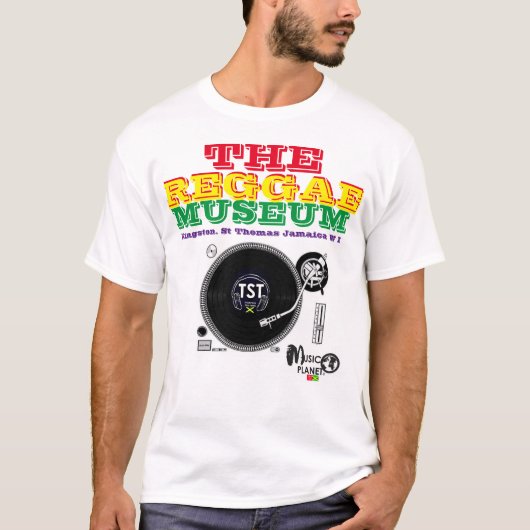 MUSÉE REGGAE  MARCHANDISES T-Shirt Basique pour Ho (Devant)