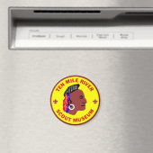 Musée Scout de Ten Mile River Logo Magnet Large (In Situ (Lave-vaisselle))