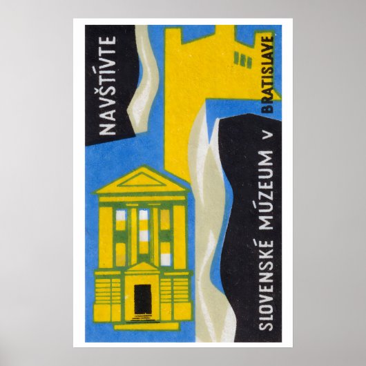 Musée slovaque - Impression boîte d'allumettes - Œ (Devant)