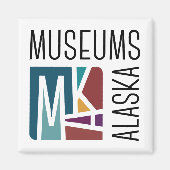 Musées Alaska Magnet (Devant)
