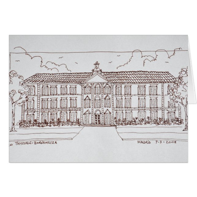 Museo Thyssen-Bornemisza| Madrid, Espagne (Devant horizontal)