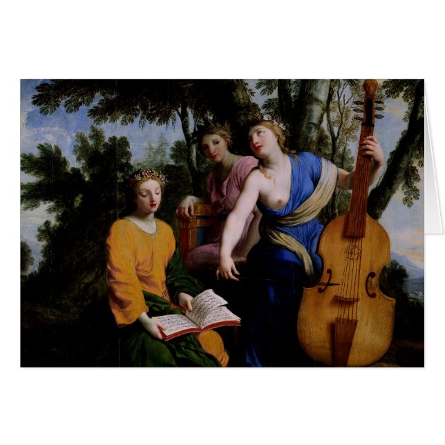 Muses Melpomene, Erato en Polymnia, 1652-55 (Voorkant Horizontaal)