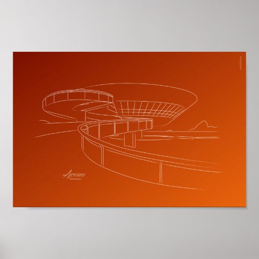 Museu de Arte Contemporânea de Niterói (MAC Nit) Poster (Voorkant)