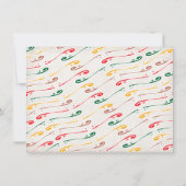 Museum Birthday Party Invitation Ticket Kaart (Achterkant)