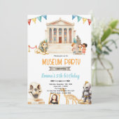 Museum day party Invitation (Debout devant)