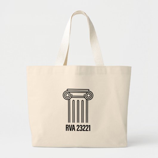 Museum District, RVA 23221 Grote Tote Bag (Voorkant)