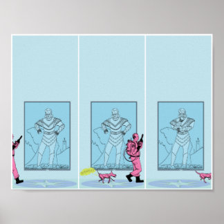 Museum Dog Farts Poster