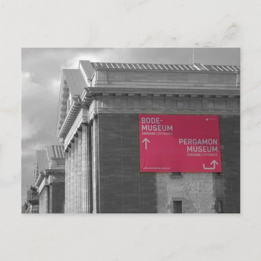 Museum en Pergamon Museum Briefkaart (Voorkant)