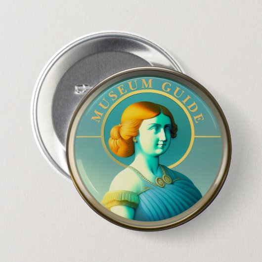 Museum Guide Button (Voorkant /achterkant)