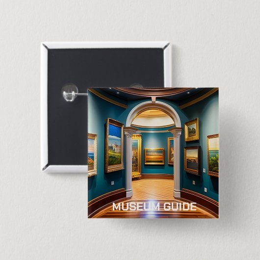 Museum Guide Button (Voorkant /achterkant)