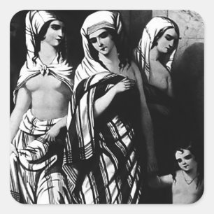  museum in Istanbul Topkapi in 1970 Vierkante Sticker