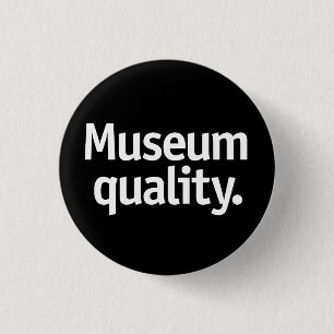 Museum kwaliteit. ronde button 3,2 cm
