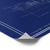 Museum Ship The Sullivans Blueprint with Brothers Poster (Hoek)