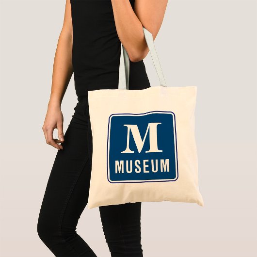 Museum Sign Canvas tas