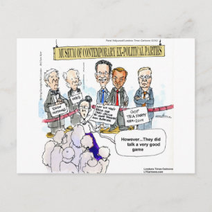 Museum van ex - politieke partijen Funny Gifts & T Briefkaart