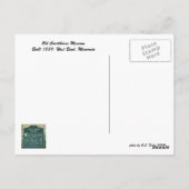 Museum voor oude cursussen briefkaart (Achterkant)