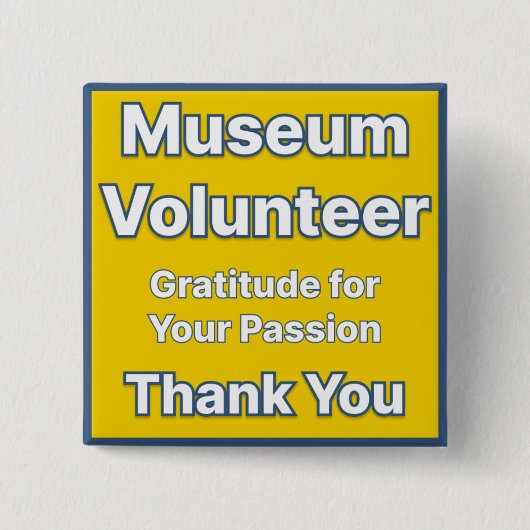 Museum Vrijwilligerswerk Button (Voorkant)
