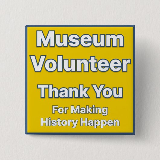 Museum Vrijwilligerswerk Button (Voorkant)