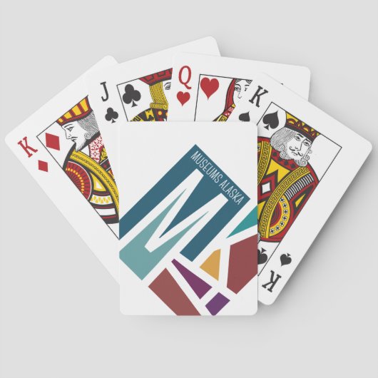 Museums Alaska Spelen Kaart - Poker (Achterkant)