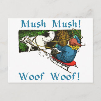 Mush Mush Wof Wof Briefkaart