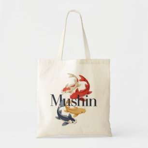 Mushin Koi Symbool van Flow State en Kracht Tote Bag