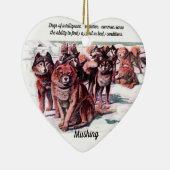 "Mushing" Keramisch Ornament (Rechts)