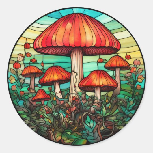 Mushroom Art Stickers (Voorkant)