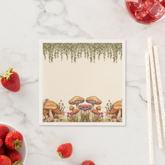 Mushroom Boho Thema Servet (Insitu)