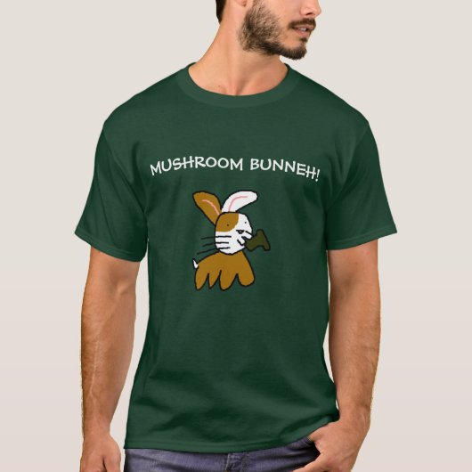 MUSHROOM BUNNEH! T-SHIRT (Voorkant)