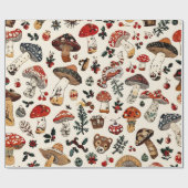 Mushroom Cadeaupapier (Vlak)