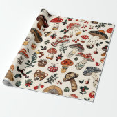 Mushroom Cadeaupapier (Uitgerold)