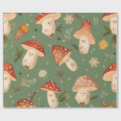 Mushroom Cadeaupapier (Vlak)