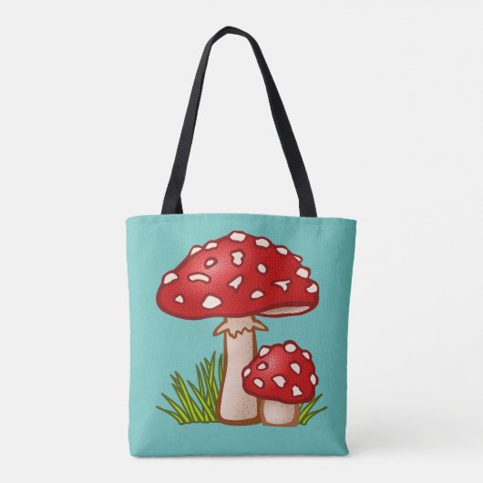 MUSHROOM CANVAS TAS PURSES (Achterkant)