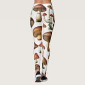 Mushroom Collectie Pattern Design Leggings (Achterkant)