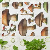 Mushroom Collectie Pattern Design Theedoek (Gevouwen)