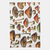 Mushroom Collectie Pattern Design Theedoek (Verticaal)