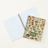  Mushroom Custom Monogram Journal Notitieboek (Binnen)