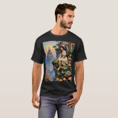 Mushroom Fairy Tale Cliffside Castle T-shirt (Voorkant volledig)