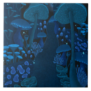 Mushroom Fantasy Faerie Woodland Tegeltje