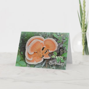 Mushroom Forager Birthday Kaart