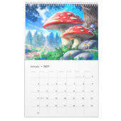 Mushroom Forest Fantasy Art Kalender (Jan 2027)